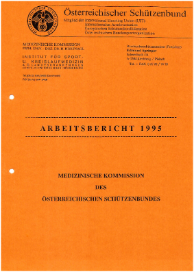 Buch Arbeitsbericht 1995 Med Kommission
